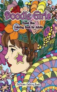 Doodle Girls Travel Size Coloring Book for Adults