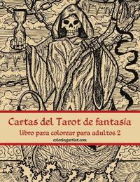 Cartas del Tarot de fantasía libro para colorear para adultos 2