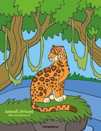 Animali Africani Libro da Colorare 6