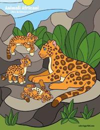 Animali Africani Libro da Colorare 3 & 4