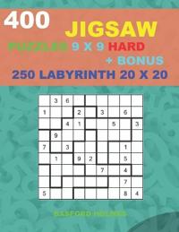 400 JIGSAW puzzles 9 x 9 HARD + BONUS 250 LABYRINTH 20 x 20