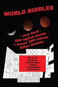 WORLD RIDDLES - very hard - 250 logical puzzle + bonus 250 classic Killer Sudoku