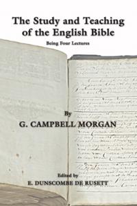 Study and Teaching of the English Bible