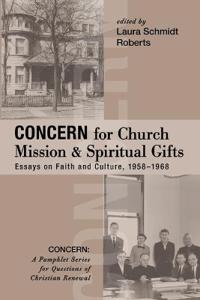 Kirjan kansi "Concern for Church Mission and Spiritual Gifts"
