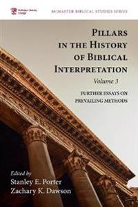 Kirjan kansi "Pillars in the History of Biblical Interpretation, Volume 3"