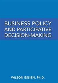 Kirjan kansi "Business Policy and Participative Decision-Making"