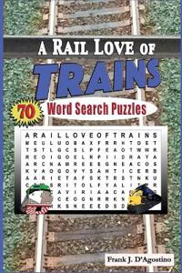 A Rail Love of Trains Word Search Puzzles