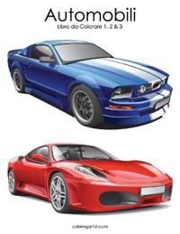 Automobili Libro da Colorare 1, 2 & 3