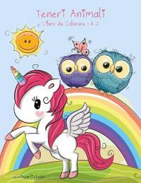 Teneri Animali Libro da Colorare 1 & 2