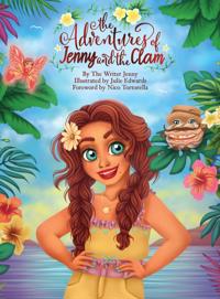 Kirjan kansi "The Adventures of Jenny and the Clam"