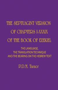 Kirjan kansi "The Septuagint Version of Chapters I-XXXIX of the Book of Ezekiel"