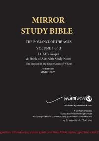Paperback MARCH 2026 UPDATE Volume 1 LUKE's Gospel & completed Acts with Commentary 15th Edition 724p MIRROR STUDY BIBLE