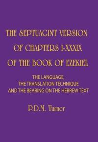 Kirjan kansi "The Septuagint Version of Chapters I-XXXIX of the Book of Ezekiel"