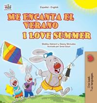 Bokomslag för "I Love Summer (Spanish English Bilingual Children's Book)"