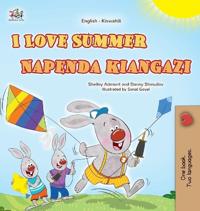 Bokomslag för "I Love Summer (English Swahili Bilingual Children's Book)"