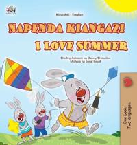 Bokomslag för "I Love Summer (Swahili English Bilingual Children's Book)"