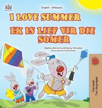 Bokomslag för "I Love Summer (English Afrikaans Bilingual Children's Book)"