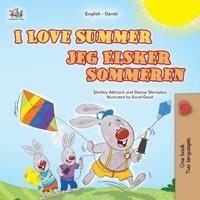 Bokomslag för "I Love Summer (English Danish Bilingual Children's Book)"
