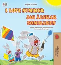 Bokomslag för "I Love Summer (English Swedish Bilingual Children's Book)"