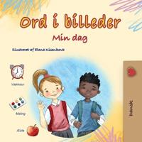 Bokomslag för "Words in Pictures - My Day (Danish Children's Book)"