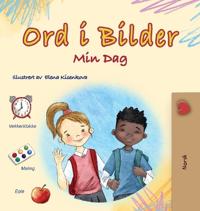 Bokomslag för "Words in Pictures - My Day (Norwegian Children's Book)"