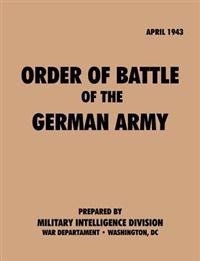 Order of Battle of the German Army, April 1943