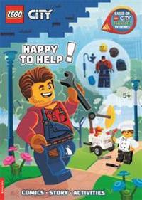 LEGO® City: Happy to Help! Activity Book (with Harl Hubbs minifigure)