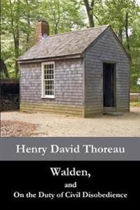Kirjan kansi "Walden, and on the Duty of Civil Disobedience"