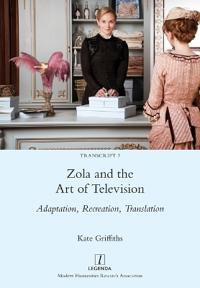 Kirjan kansi "Zola and the Art of Television"