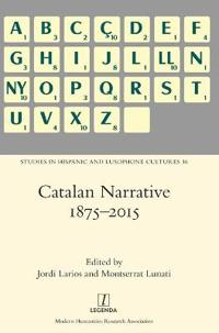 Kirjan kansi "Catalan Narrative 1875-2015"