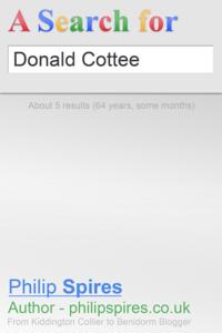 Search for Donald Cottee