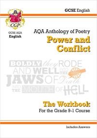 GCSE English Literature AQA Poetry Workbook: PowerConflict Anthology (includes Answers)