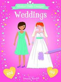 Sticker Dress Up Designs Wedding Belles