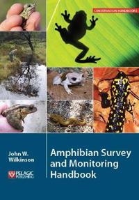 Kirjan kansi "Amphibian Survey and Monitoring Handbook"