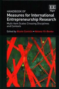 Handbook of Measures for International Entrepreneurship Research