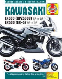 Kawasaki EX500 (GPZ500S) & ER500 (ER-5) (87 - 05)