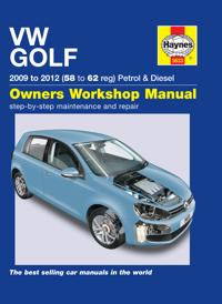 VW Golf Petrol and Diesel (09 - 12) 58 to 62