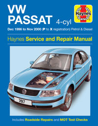 VW Passat 4-Cyl Petrol & Diesel (Dec 96 - Nov 00) P To X