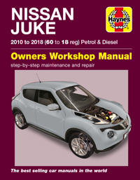 Nissan Juke (10 - 18) Haynes Repair Manual