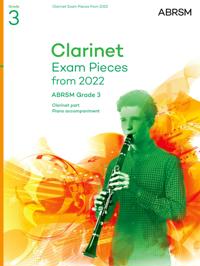 Clarinet Exam Pieces from 2022, ABRSM Grade 3