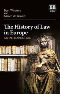 Bokomslag för "The History of Law in Europe"