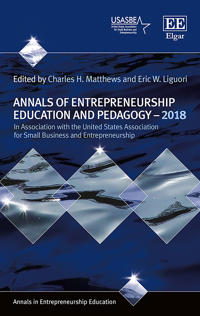 Kirjan kansi "Annals of Entrepreneurship Education and Pedagogy – 2018"