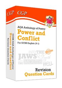GCSE English: AQA PowerConflict Poetry Anthology - Revision Question Cards