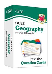 GCSE Geography OCR B Revision Question Cards (For exams in 2026)