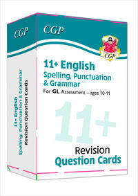 11+ GL Revision Question Cards: English Spelling, PunctuationGrammar - Ages 10-11