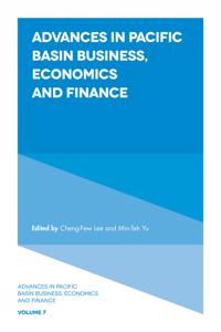 Kirjan kansi "Advances in Pacific Basin Business, Economics and Finance"
