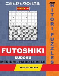 400 Futoshiki Sudoku and Hitori puzzles. Medium - hard levels
