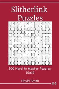 Slitherlink Puzzles - 200 Hard to Master Puzzles 15x15 vol.4
