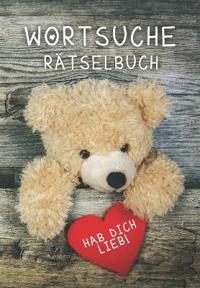 Wortsuche Rätselbuch - HAB DICH LIEB