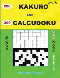 200 Kakuro and 200 Calcudoku 9x9 hard levels.